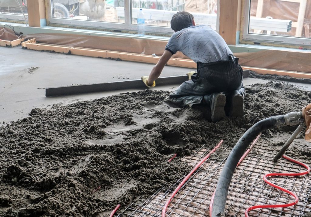 standard screed mix ratio